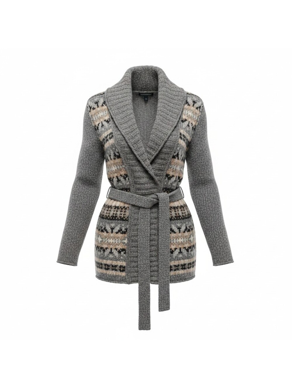 Banana Republic Fair Isle Belted Cardigan